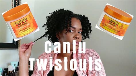 Cantu Twistouts Curling Cream And Twist And Lock Gel Results