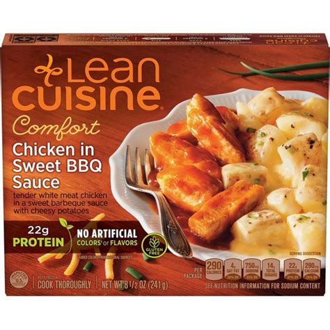 Lean Cuisine Features Chicken In Sweet Bbq Sauce Frozen Meal 9 Oz