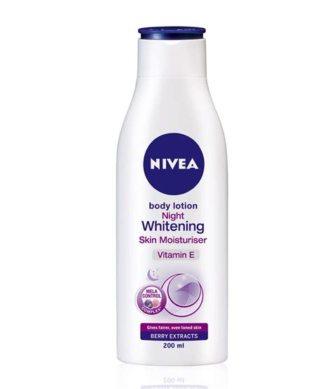 Nivea Body Lotion Night Whitening Skin Moisturiser 200ml Buy Nivea
