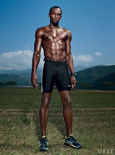 Usain Bolt Joan Smalls Features In Vogue Magazine Photo Usain Bolt