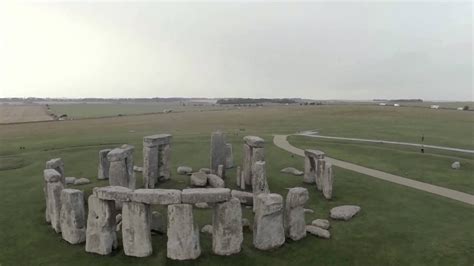 An Aerial View Of Stonehenge Youtube