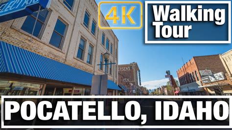 4k City Walks Pocatello Idaho Virtual Treadmill Walking Tour Youtube