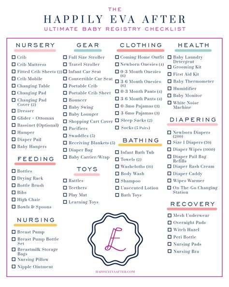 My Baby Registry Must Haves Happily Eva After