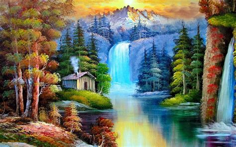 Nature Painting Wallpapers Top Free Nature Painting Backgrounds WallpaperAccess