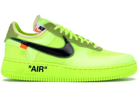 Nike Air Force 1 Low Off White Volt Ao4606 700