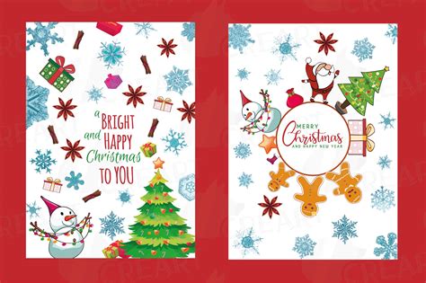Christmas Greeting Cards Merry Christmas Cards Labels