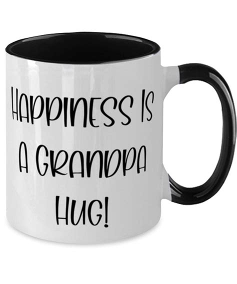 Useful Grandpa Ts Happiness Is A Grandpa Hug Grandpa Two Etsy