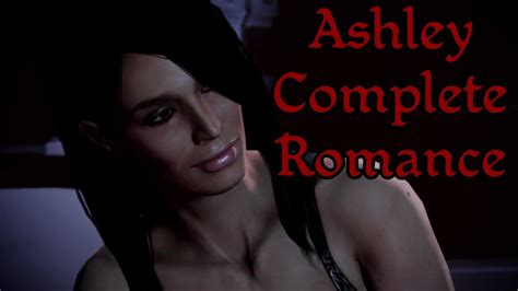 Mass Effect Trilogy Ashley Complete Romance Youtube