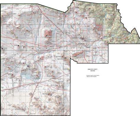 Boundary Maricopa County Map