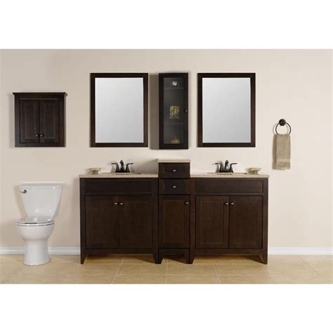 Glacier Bay Modular 30 12 In Vanity In Java With Solid Surface Vanity