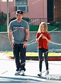 Mark Wahlberg and his daughter Ella Rae Wahlberg pick up red roses at ...