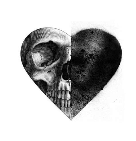 Heart Skull Art 💀 💓 Hard Drawings Tattoo Art Drawings Art Tattoo