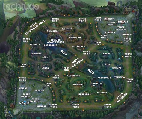 Bem Vindo A Summoners Rift Conheça O Mapa Competitivo Do Lol