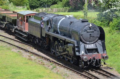 Locomotive 92214 Of Britain S Last Class Of Steam Locomotives 9f Operates With A
