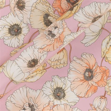 Floral Print Silk Crepe Satin Carnet Couture Ss 2021 C57746 Carnet