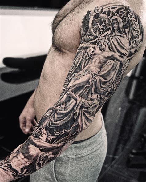 christian tattoo sleeve