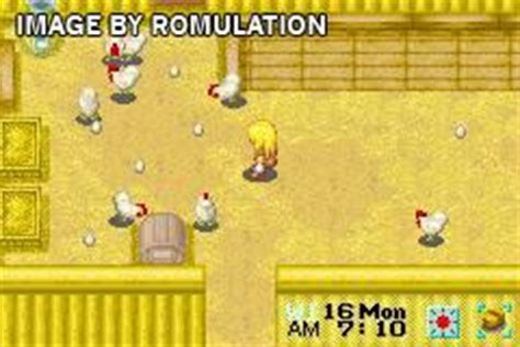 The player's main objective is to produce crops, raise livestock. Harvest Moon - More Friends of Mineral Town (USA) GBA / Nintendo GameBoy Advance ROM Download ...
