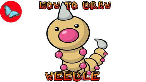 How To Draw Pokemon Weedle Drawing Animals Youtube
