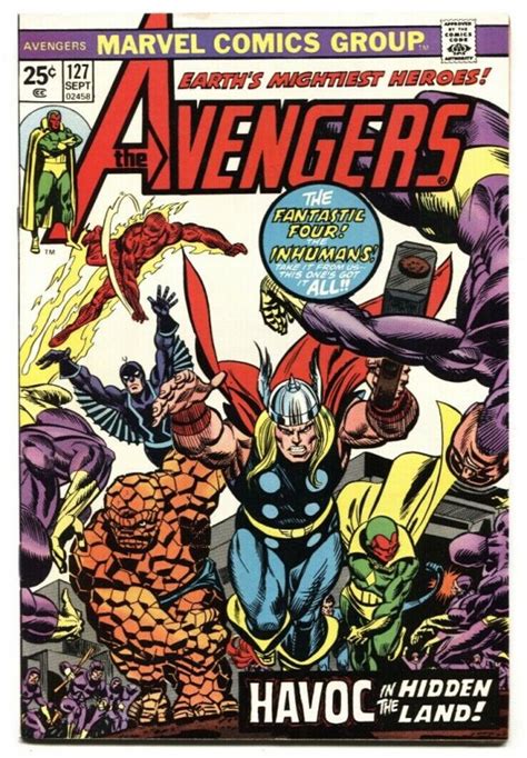 Avengers 127 1974 1st Appearance Ultron 7 Fantastic Four Thor Nm