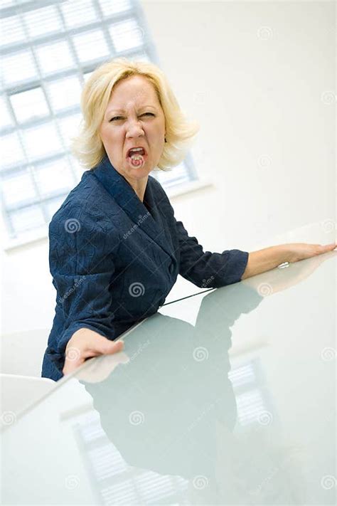 Angry Businesswoman Stock Image Image Of Clear Businesswoman 5621147