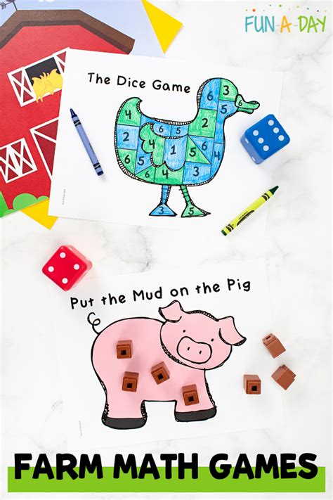 Farm Math Games Perfect For Preschoolers Shop Just Lovely Things