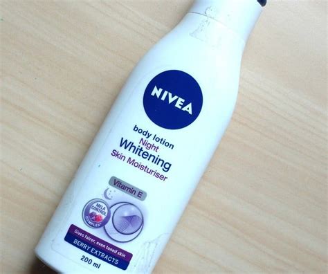 Nivea Lotion The Night Whitening Body Lotion Is Just