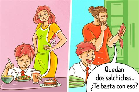 19 Cómics Que Ilustran Las Diferencias Entre Lo Que Papá Y Mamá