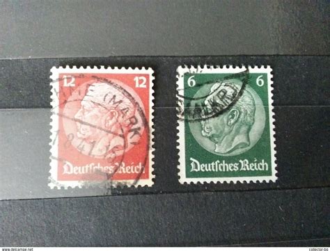 Rare Set Lot 612 Pfennig Germany Empire Deutsche Reich Stamp Timbre