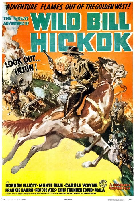 The Great Adventures Of Wild Bill Hickok 1938