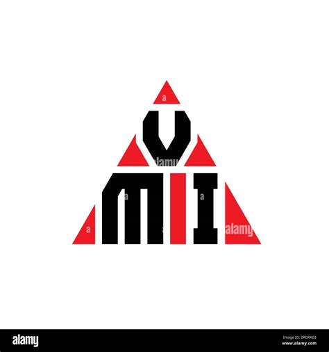Vmi Triangle Letter Logo Design With Triangle Shape Vmi Triangle Logo
