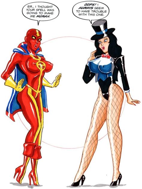 Red Tornado Gender Bender Justice League Lesbians