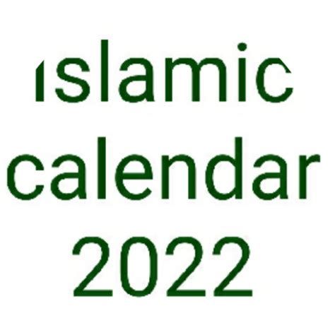 Islamic Calendar 2022 In Englishappstore For Android