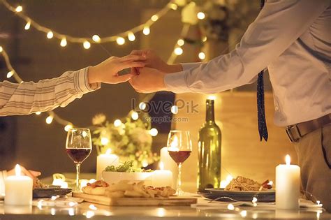 Couple Candlelight Dinner Proposal Picture And Hd Photos Free Download On Lovepik