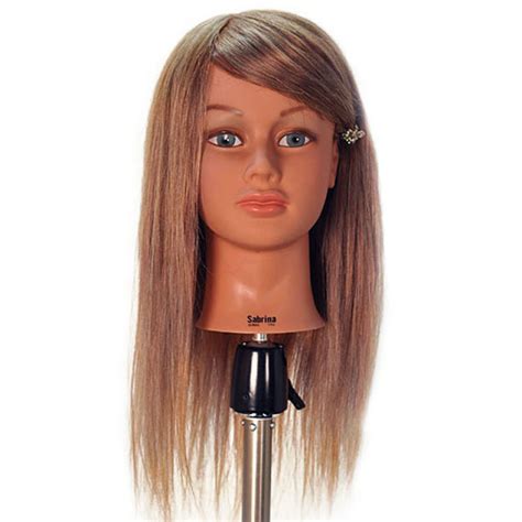 Sabrina Blonde 100 Human Hair Cosmetology Mannequin Head By Celebrity
