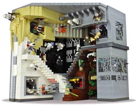 Mc Eschers Relativity Recreated In Star Wars Lego With Many In