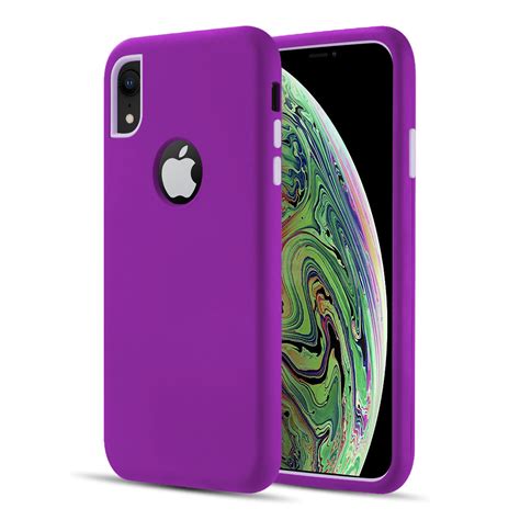 For Apple Iphone Xr Case By Insten Hard Plasticsoft Silicone Dual