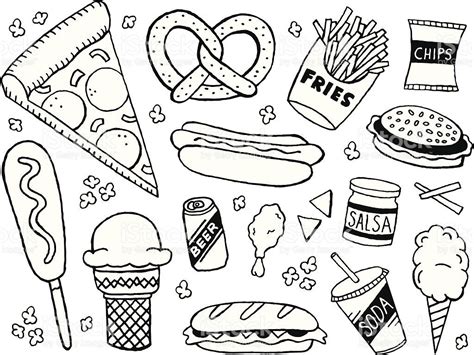 How To Draw Cute Junk Food Easy Learn How To Draw