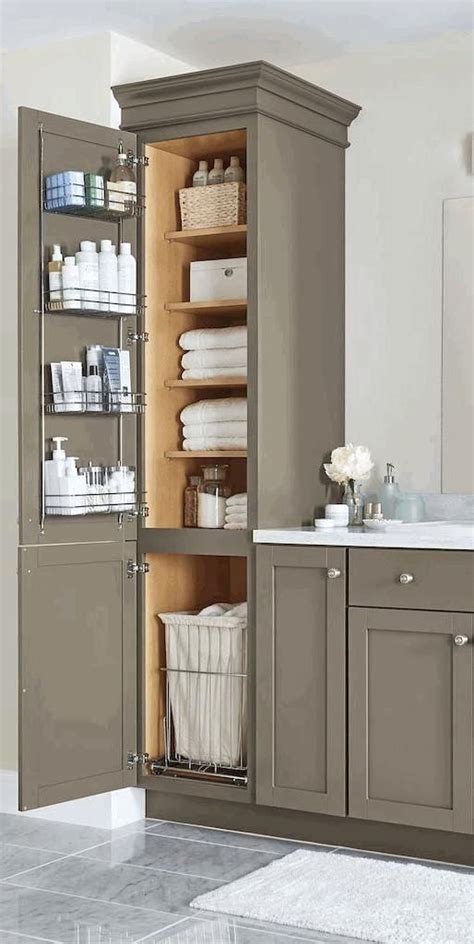 Bathroom Tall Furniture Elegant Bathroom Tall Linen Cabinet Classic