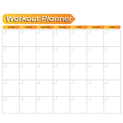 10 Best Free Printable Weekly Workout Schedule Printablee