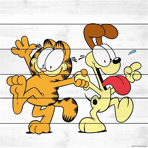 Garfield And Odie Dancing 2 Marmont Hill Painting Prints Garfield
