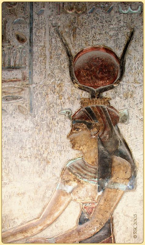 Mystický Egypt Chrám Hathor Maat Isis