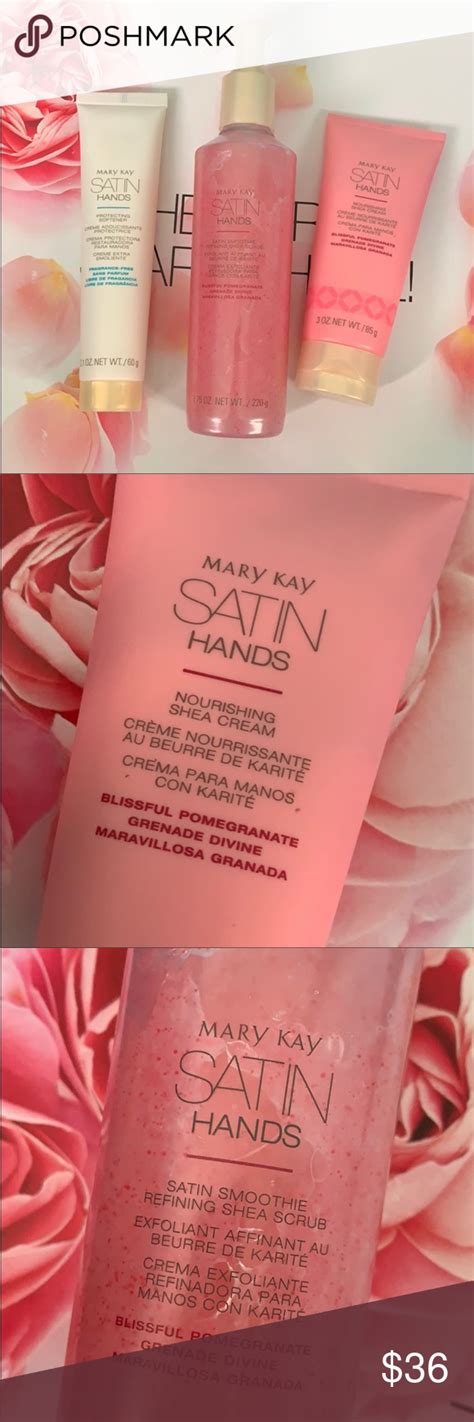 Mary Kay Satin Hands Set Blissful Pomegranate Mary Kay Satin Hands
