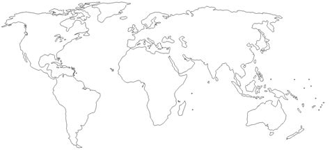 خريطة العالم الصماء