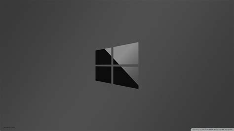 Ultra Hd Windows 10 Black Wallpaper 1920x1080