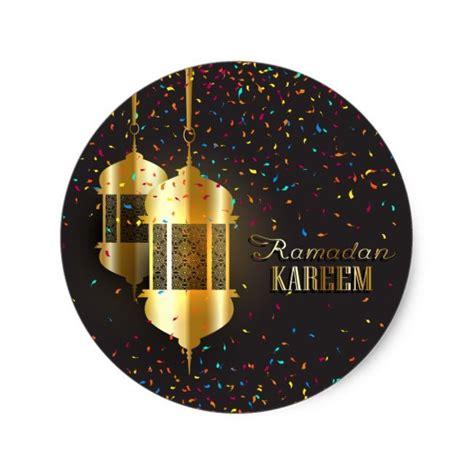 Ramadan Classic Round Sticker Zazzle Ramadan Ramadan Kids Ramadan