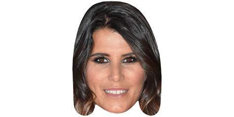 Karine Ferri Smile Celebrity Mask Celebrity Cutouts