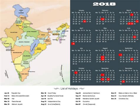Hp Government Holidays Calendar 2018 Mandi Himachal Pradesh
