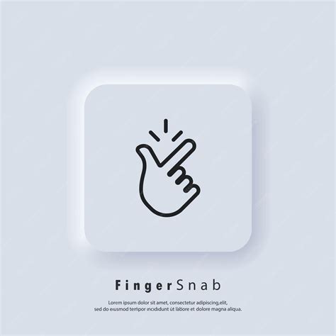 Premium Vector Snap Of Fingers Finger Snap Icon Easy Icon Finger