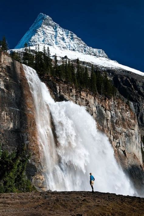 Emperor Falls Mt Robson Provincial Park British Columbia Waterfall