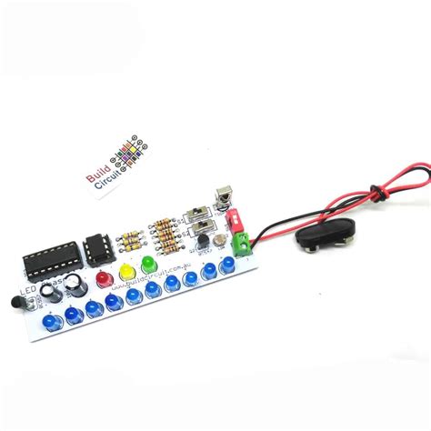 Led Chaser Using Ne555 Cd4017 Infrared Receiver And Photoresistor